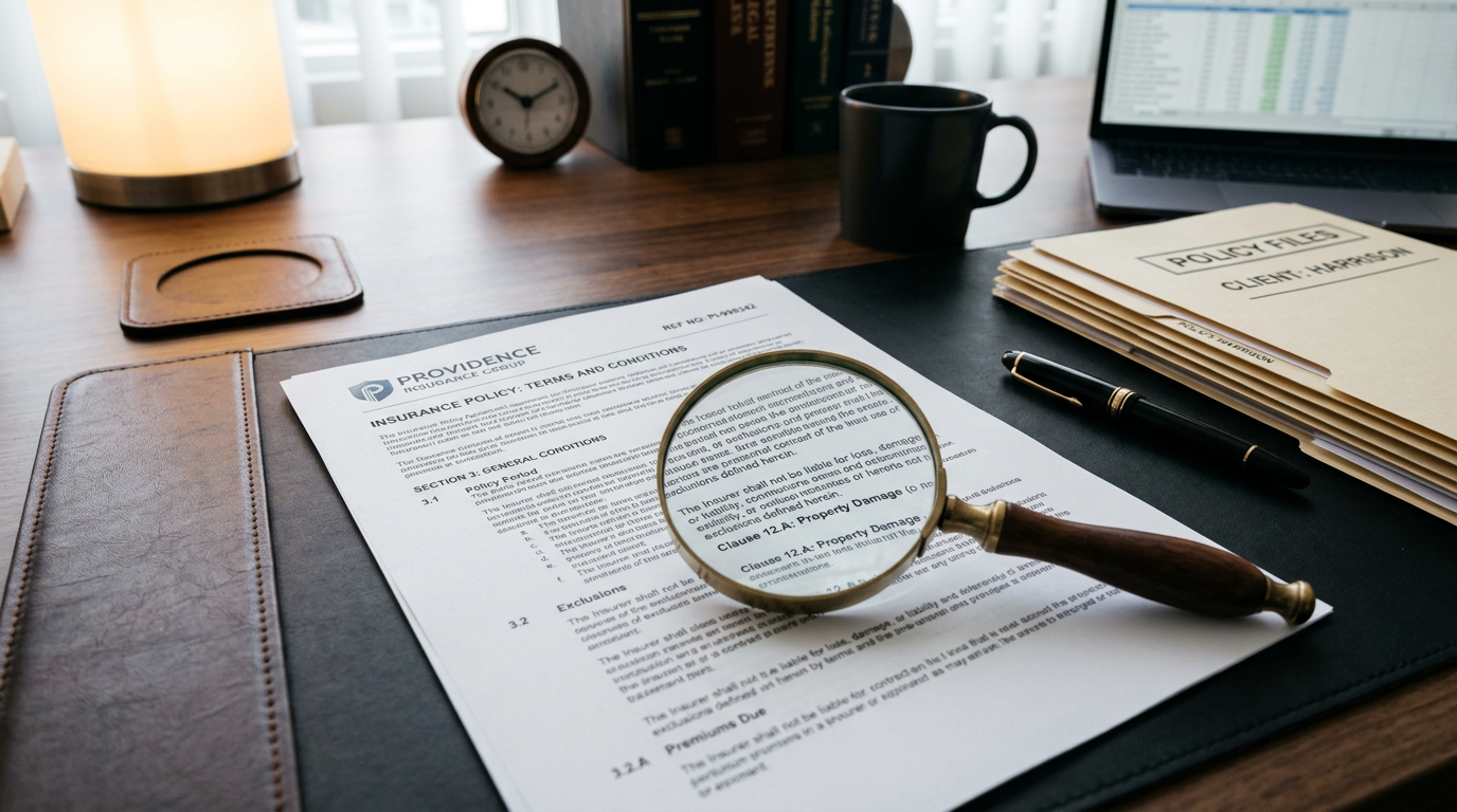 Условия страховых договоров — структура полисов